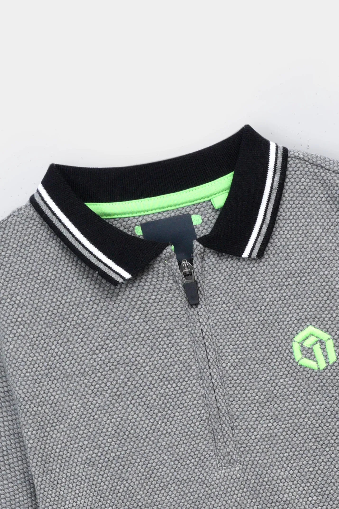Boys Premium Quality Embroidered Thermal Cotton Polo Shirt