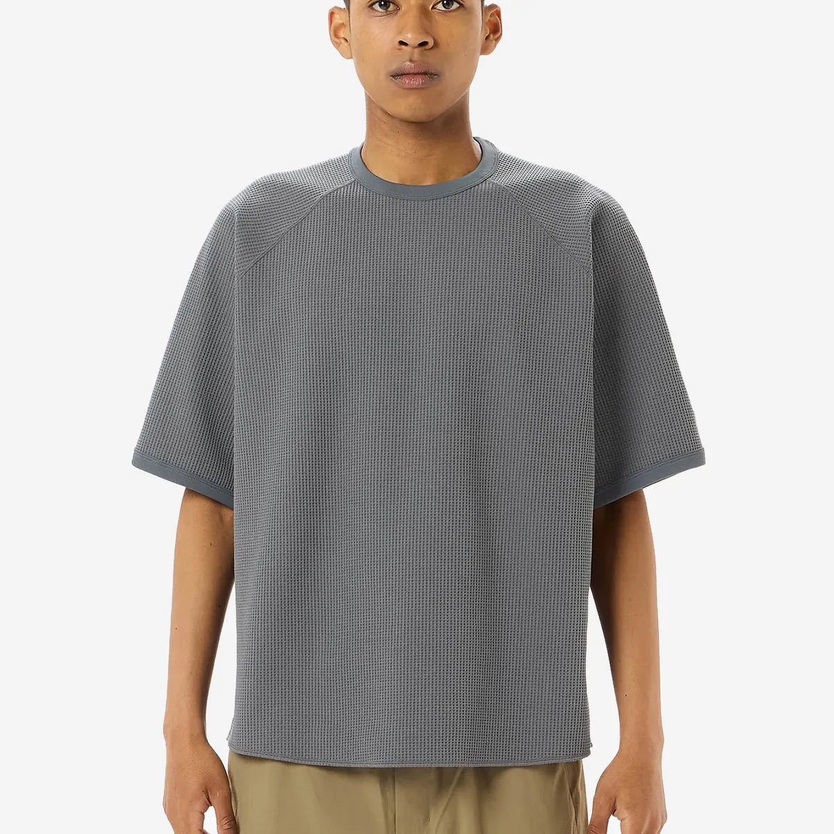 Light Waffle T-Shirt - Ivory