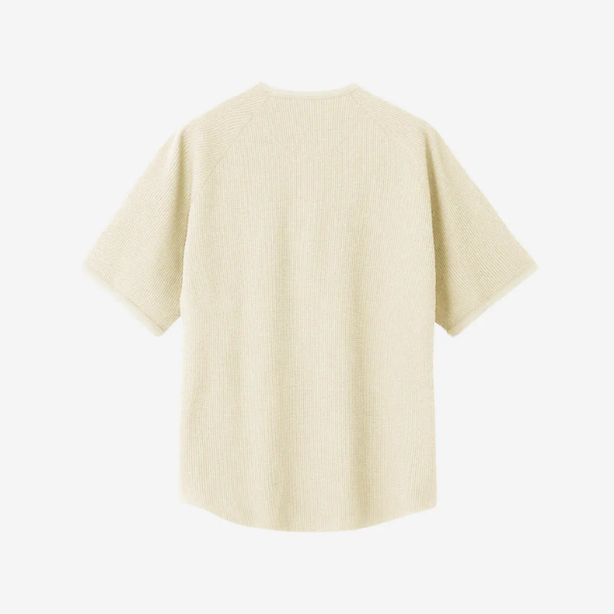 Light Waffle T-Shirt - Ivory