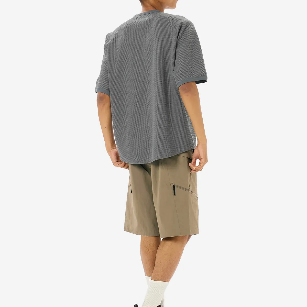 Light Waffle T-Shirt - Ivory