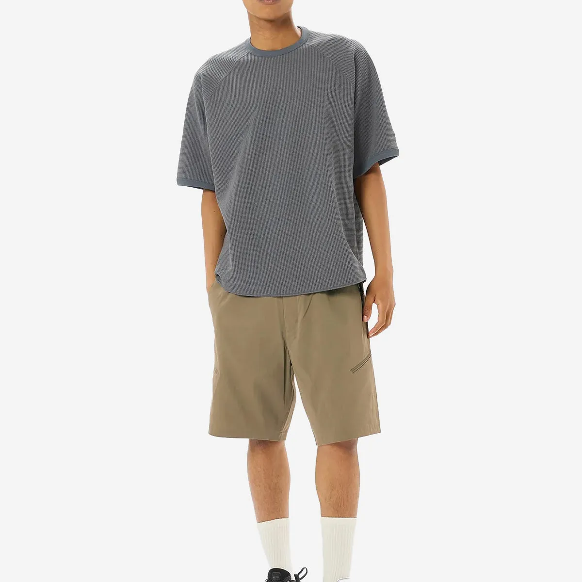 Light Waffle T-Shirt - Ivory